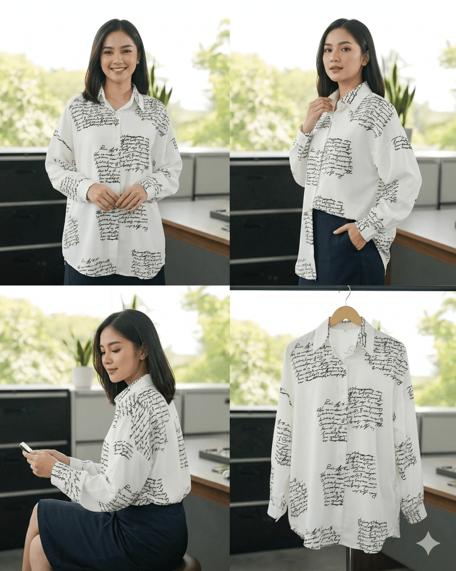 Cursive Quote Top