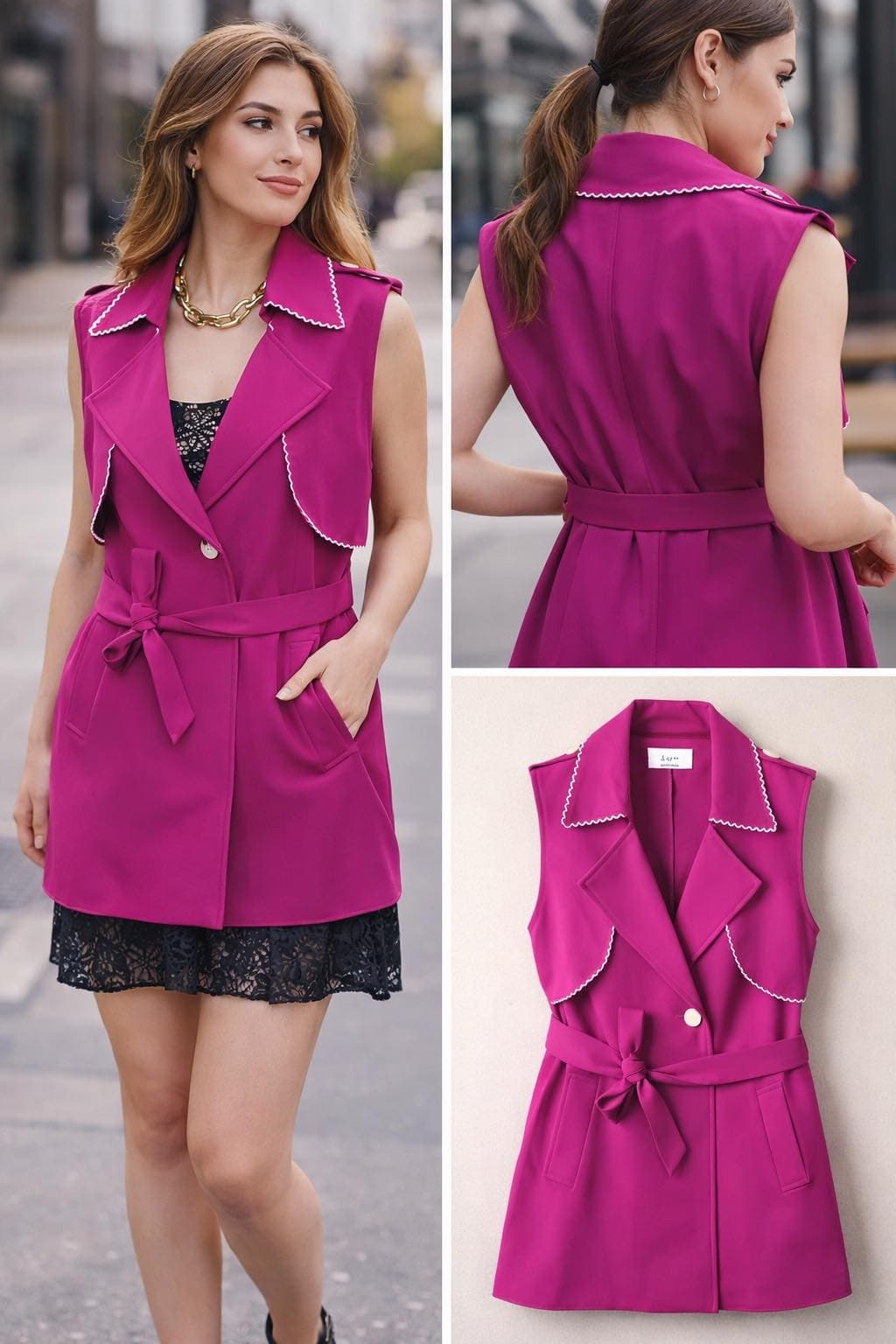 Bangkok Blazer Magenta