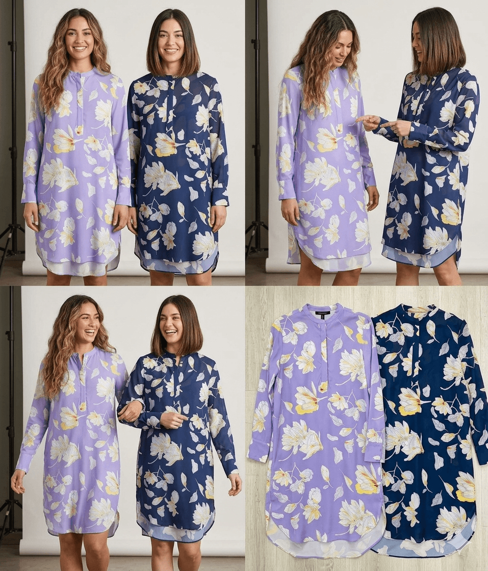 Pretty Flower Long Sleeves Top