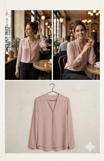 Smart Pink Office Top