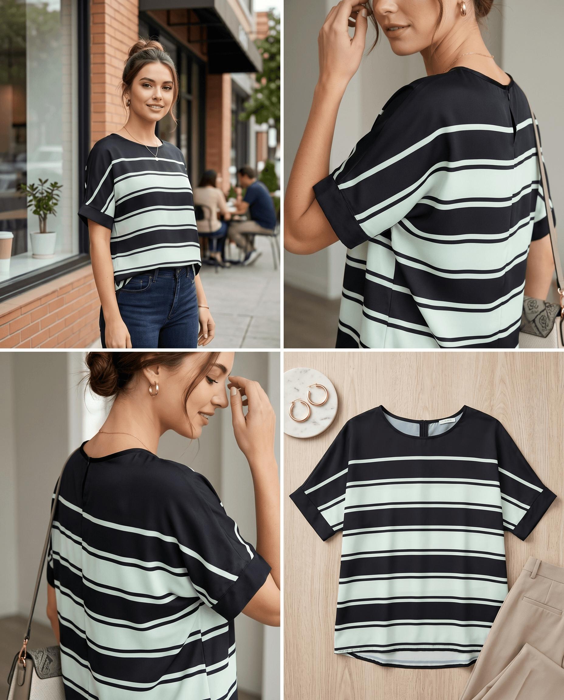 Black Loose Stripes