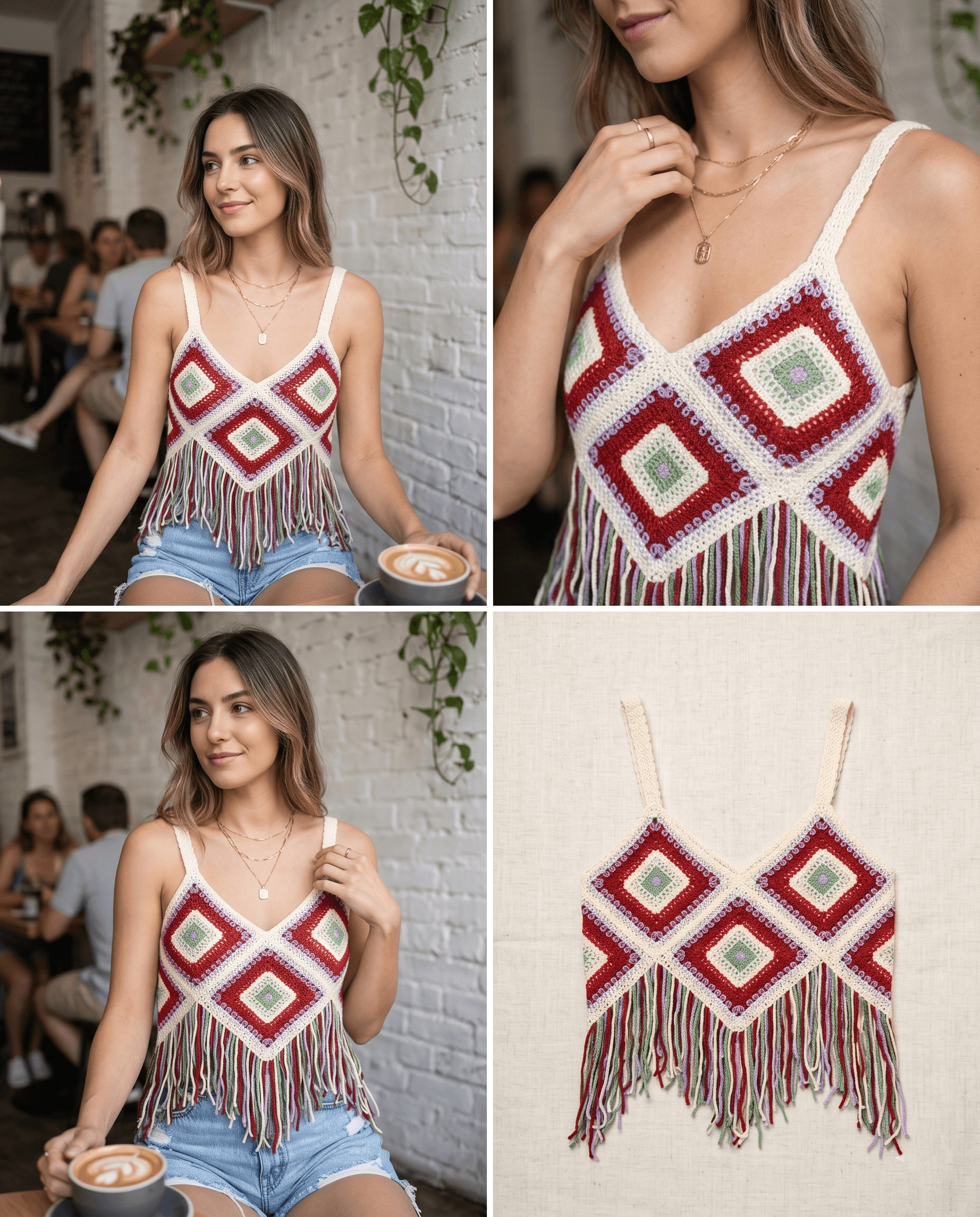 Boho Knitted Top